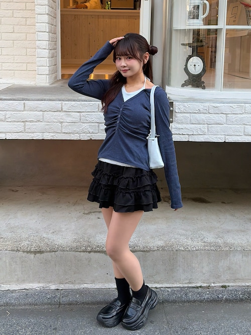 LAYERED LIKE CUT TOPS レイヤードライクカットトップス 春服を使った