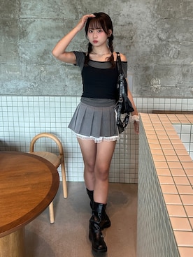 「SONA（ソナ）のアイテム」を使った、mairaさん（レディース・156cm）の夏コーディネート