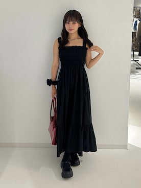 「アイテム（ワンピース/ドレス）」を使った、mairaさん（レディース・156cm）の夏コーディネート