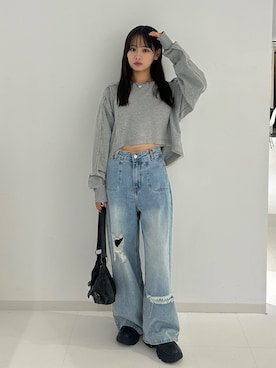 「VACANCY（ヴァカンシー）のアイテム」を使った、mairaさん（レディース・156cm）の秋コーディネート