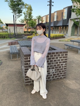 「I_am（アイアム）のアイテム」を使った、mairaさん（レディース・156cm）の春コーディネート