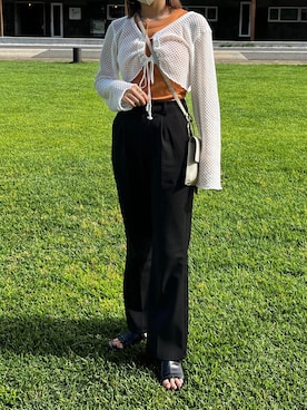 「Amiur（エミレ）のアイテム（シューズ）」を使った、mairaさん（レディース・156cm）の夏コーディネート