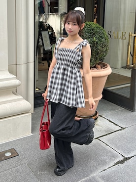 「SONA（ソナ）のアイテム」を使った、mairaさん（レディース・156cm）の夏コーディネート