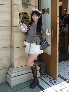 「GRL（グレイル）のアイテム（バッグ）」を使った、mairaさん（レディース・156cm）の秋コーディネート