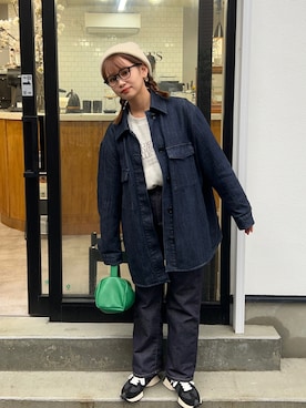 「UNIQLO（ユニクロ）のアイテム（デニムジャケット）」を使った、mairaさん（レディース・156cm）の春コーディネート