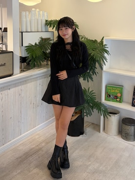 「VANNIE U（ヴァニーユー）のアイテム」を使った、mairaさん（レディース・156cm）の秋コーディネート