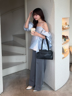 「Olu.（オルドット）のアイテム」を使った、mairaさん（レディース・156cm）の春コーディネート