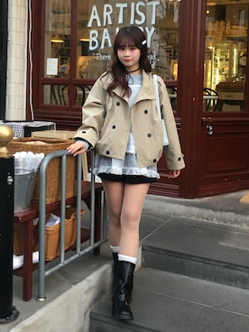 「SONA（ソナ）のアイテム」を使った、mairaさん（レディース・156cm）の春コーディネート