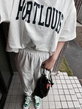 mさん（レディース・161cm）の夏コーディネート