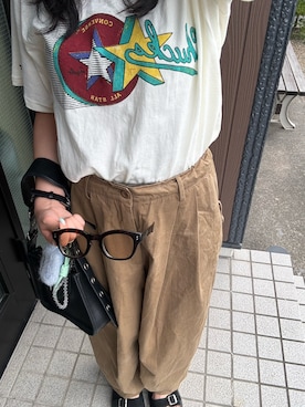 「SVEC（シュベック）のアイテム」を使った、mさん（レディース・161cm）の夏コーディネート