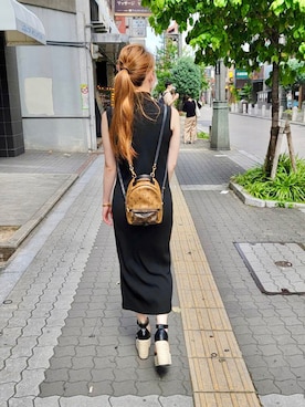 【春夏コーデにぴったり♡】Louis Vuitton バックパック LOUIS VUITTONのバックパック/リュックを使った人気ファッション