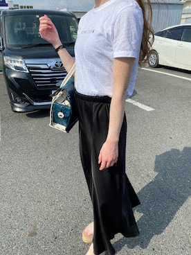 「YEVS（イーブス）のアイテム（サンダル）」を使った、konatsuさん（レディース・153cm）の夏コーディネート
