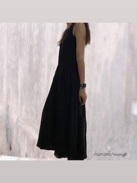 「a.g.plus（エージープラス）のアイテム」を使った、はなまるさん（レディース・170cm）の夏コーディネート