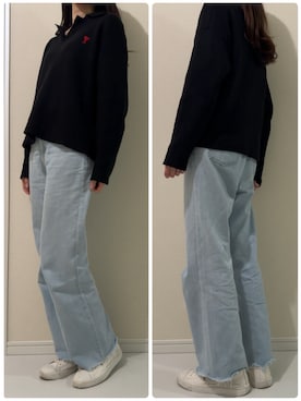 「セーター」｜つばさのコーデさん（レディース・170cm）の春コーディネート
