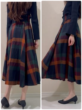 「NATURAL BEAUTY BASIC（ナチュラルビューティーベーシック）の◇＜ハトメニットシリーズ＞フレアスリーブプルオーバー（ニット/セーター、ブルー系）」を使った、つばさのコーデさん（レディース・170cm）の春コーディネート