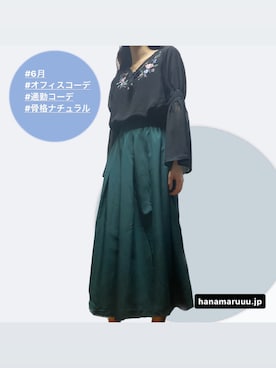 「GRL（グレイル）のアイテム（シャツ/ブラウス、ブラック系）」を使った、つばさのコーデさん（レディース・170cm）の夏コーディネート