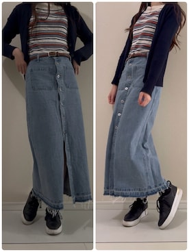 「TOMMY HILFIGER（トミーヒルフィガー）のアイテム」を使った、つばさのコーデさん（レディース・170cm）の春コーディネート