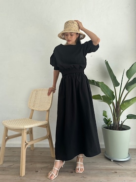 「ラフコーデ」｜「アイテム（セットアップ）」を使った、TRUNC 88さん（レディース・162cm）の夏コーディネート