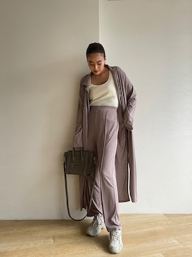 「TRUNC（トランクエイティーエイト）のアイテム（セットアップ）」を使った、TRUNC 88さん（レディース・162cm）の秋コーディネート