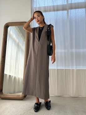 「TRUNC（トランクエイティーエイト）のアイテム」を使った、TRUNC 88さん（レディース・162cm）の夏コーディネート