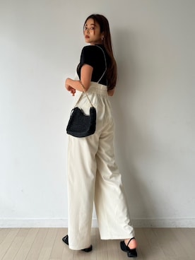 「TRUNC（トランクエイティーエイト）のアイテム（トップス）」を使った、TRUNC 88さん（レディース・162cm）の春コーディネート