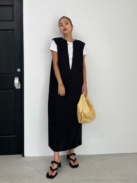 「TRUNC（トランクエイティーエイト）のアイテム」を使った、TRUNC 88さん（レディース・162cm）の夏コーディネート