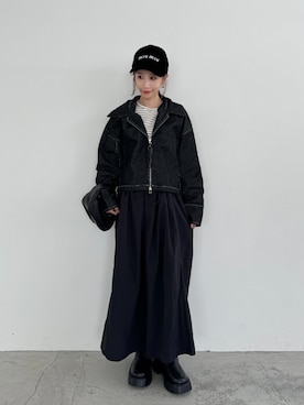 「TRUNC（トランクエイティーエイト）のアイテム」を使った、TRUNC 88さん（レディース・162cm）の秋コーディネート