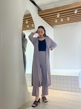 「TRUNC（トランクエイティーエイト）のアイテム（セットアップ）」を使った、TRUNC 88さん（レディース・165cm）の春コーディネート