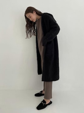 「ママファッション」｜「アイテム（セットアップ）」を使った、TRUNC 88さん（レディース・162cm）の冬コーディネート