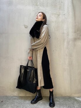 TRUNC 88さん（レディース・162cm）の冬コーディネート