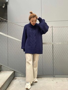 TRUNC 88さん（レディース・156cm）の冬コーディネート