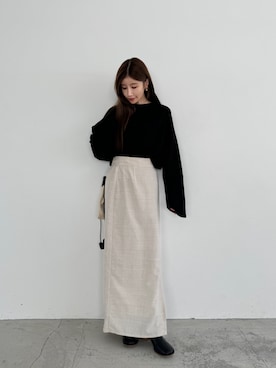 「TRUNC（トランクエイティーエイト）のアイテム」を使った、TRUNC 88さん（レディース・162cm）の秋コーディネート