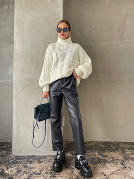 TRUNC 88さん（レディース・162cm）の冬コーディネート