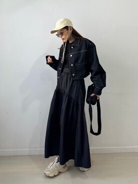 「TRUNC（トランクエイティーエイト）のアイテム」を使った、TRUNC 88さん（レディース・162cm）の秋コーディネート