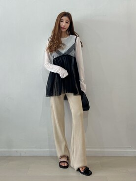 「チュール」｜TRUNC 88さん（レディース・162cm）の春コーディネート