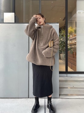 TRUNC 88さん（レディース・162cm）の冬コーディネート