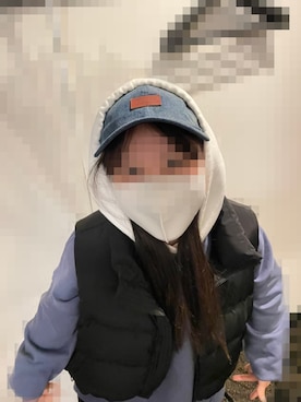 「CAMP7（キャンプセブン）のアイテム」を使った、ノアさん（レディース・155cm）の冬コーディネート