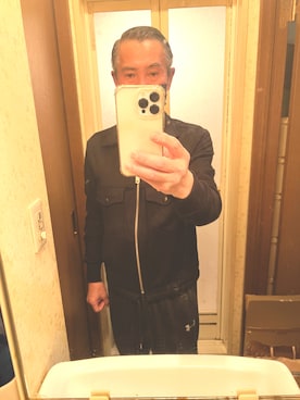 「DIESEL（ディーゼル）のアイテム（ブルゾン）」を使った、バツ1 独身おしゃれ大好きオヤジさん（メンズ・173cm）の春コーディネート