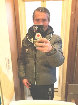 「UNDER ARMOUR（アンダーアーマー）のアイテム（ジャケット/アウター）」を使った、バツ1 独身おしゃれ大好きオヤジさん（メンズ・173cm）の冬コーディネート