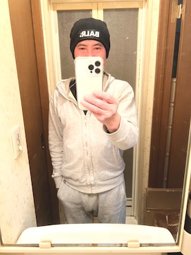 「BALR.（ボーラー）のアイテム（その他アウター）」を使った、バツ1 独身おしゃれ大好きオヤジさん（メンズ・173cm）の冬コーディネート