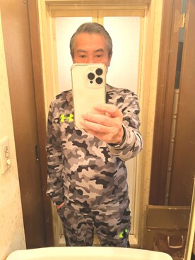 ★送料無料★清原着モデル アンダーアーマー 迷彩 カモフラ スウェット パーカー サイズ XL　※UNDER ARMOUR MTR1814