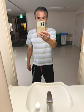 「HEAD（ヘッド）のアイテム」を使った、バツ1 独身おしゃれ大好きオヤジさん（メンズ・173cm）の夏コーディネート