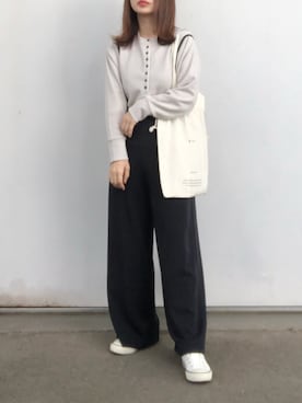 「OMNES Another Edition（オムネス アナザーエディション）のアイテム」を使った、no＊さん（レディース・160cm）の秋コーディネート