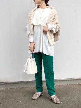 「socolla（ソコラ）のアイテム」を使った、no＊さん（レディース・160cm）の冬コーディネート