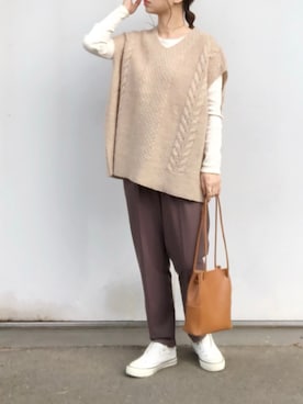 「OMNES Another Edition（オムネス アナザーエディション）のアイテム」を使った、no＊さん（レディース・160cm）の秋コーディネート