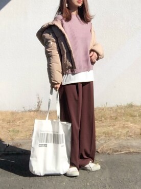 「OMNES Another Edition（オムネス アナザーエディション）のアイテム」を使った、no＊さん（レディース・160cm）の秋コーディネート