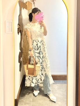 「DONOBAN（ドノバン）のアイテム」を使った、Chi-さん（レディース・159cm）の夏コーディネート