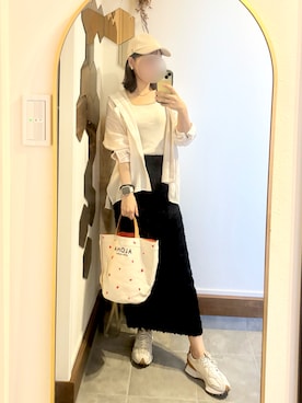 「VARZAR（バザール）のアイテム」を使った、Chi-さん（レディース・159cm）の秋コーディネート