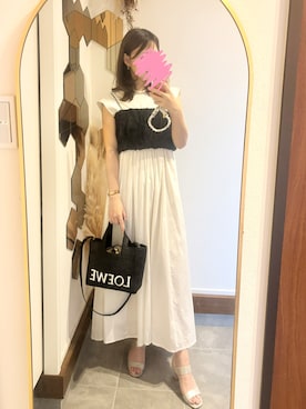 「LE TALON（ルタロン）のアイテム」を使った、Chi-さん（レディース・159cm）の夏コーディネート