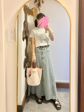 「UR'S（ユアーズ）のアイテム」を使った、Chi-さん（レディース・159cm）の夏コーディネート